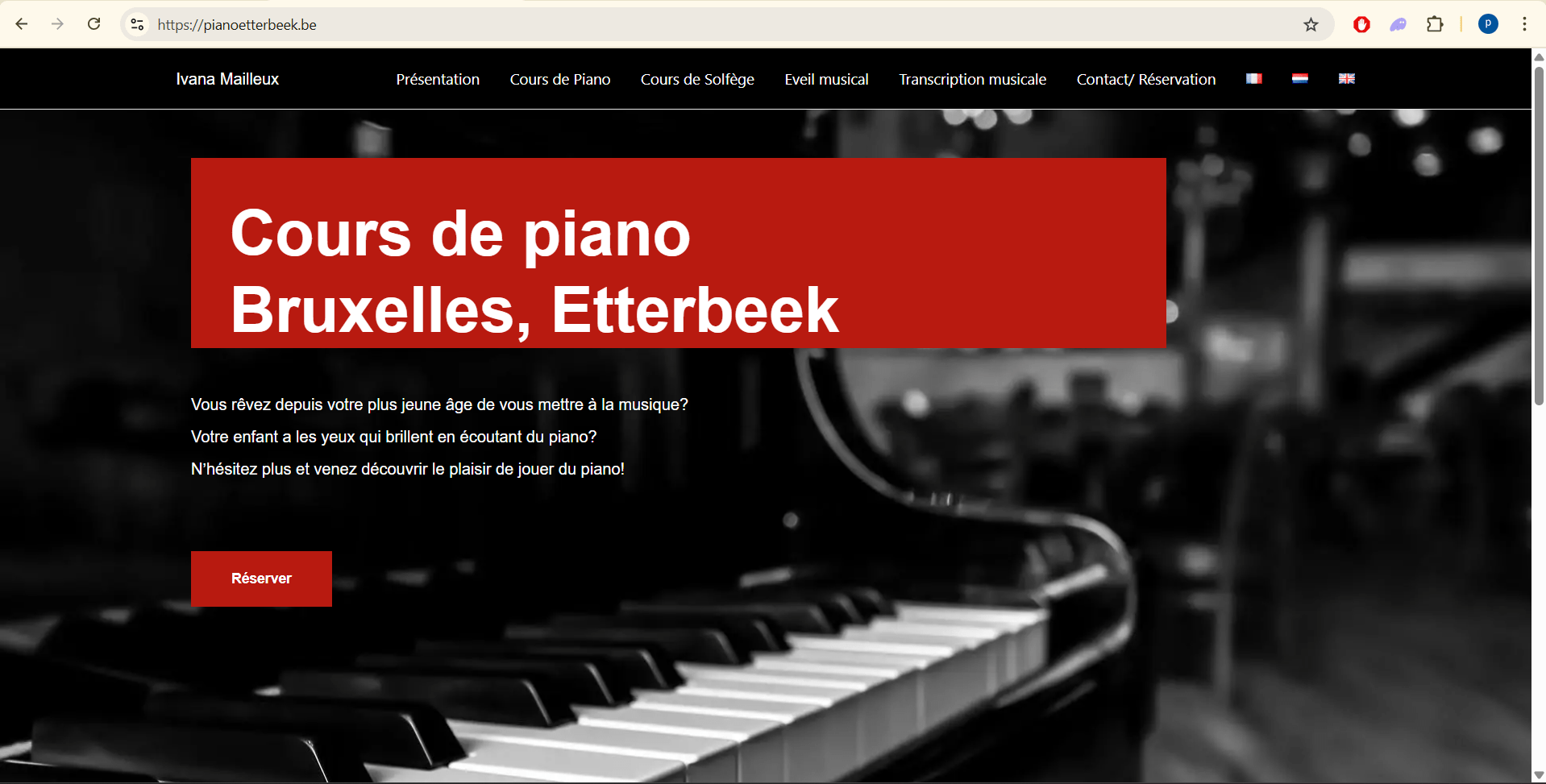 Piano Etterbeek website