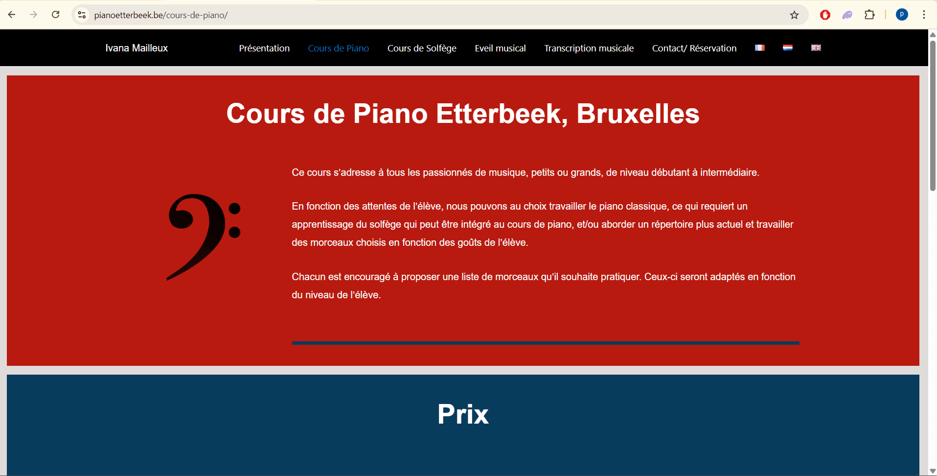 Information Page